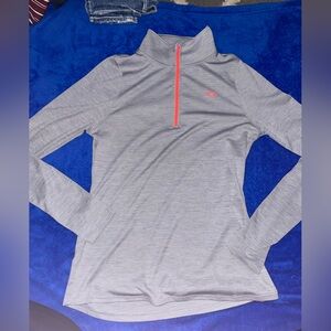 Women’s grey and pink UA longsleeve shirt